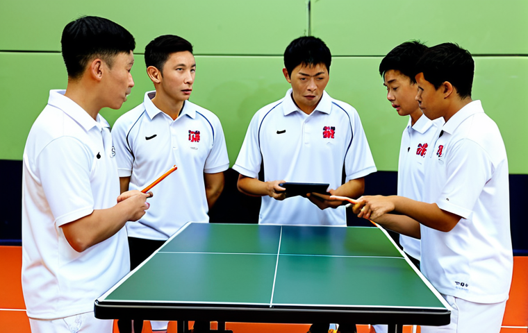 탁구에서의 심리전 활용법 - Emotional Control**

"A fully clothed, determined table tennis player wiping sweat from their brow d...