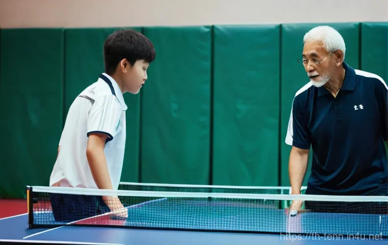 테니스와 탁구 경기의 운동 효과 - **Prompt:** A vibrant, dynamic shot of diverse individuals, including young adults and middle-aged p...